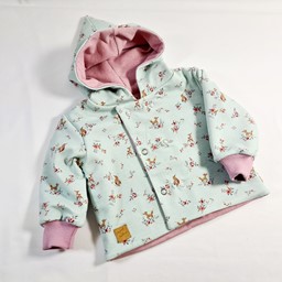 Zeige Details für Babyjacke rosé mint Bild von Babyjacke rosé mint