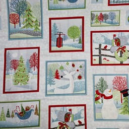 Zeige Details für Weihnachtsstoff Baumwollstoff Motivstoff Winterlandschaft Bild von Weihnachtsstoff Baumwollstoff Motivstoff Winterlandschaft