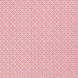 Zeige Details für Baumwollstoff bedruckt rosa, weiß Bild von Baumwollstoff bedruckt rosa, weiß