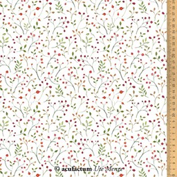 Zeige Details für  Baumwollstoff Hagebutten  Bild von  Baumwollstoff Hagebutten