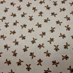 Zeige Details für Weihnachtsstoff Pfefferkuchenmännel Bild von Weihnachtsstoff Pfefferkuchenmännel