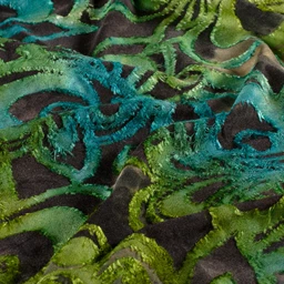 Zeige Details für Stoff Blumen Ausbrenner Bild von Stoff Blumen Ausbrenner