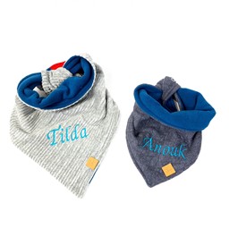 Zeige Details für Dreieckstuch Halstuch Hund bestickt  Bild von Dreieckstuch Halstuch Hund bestickt