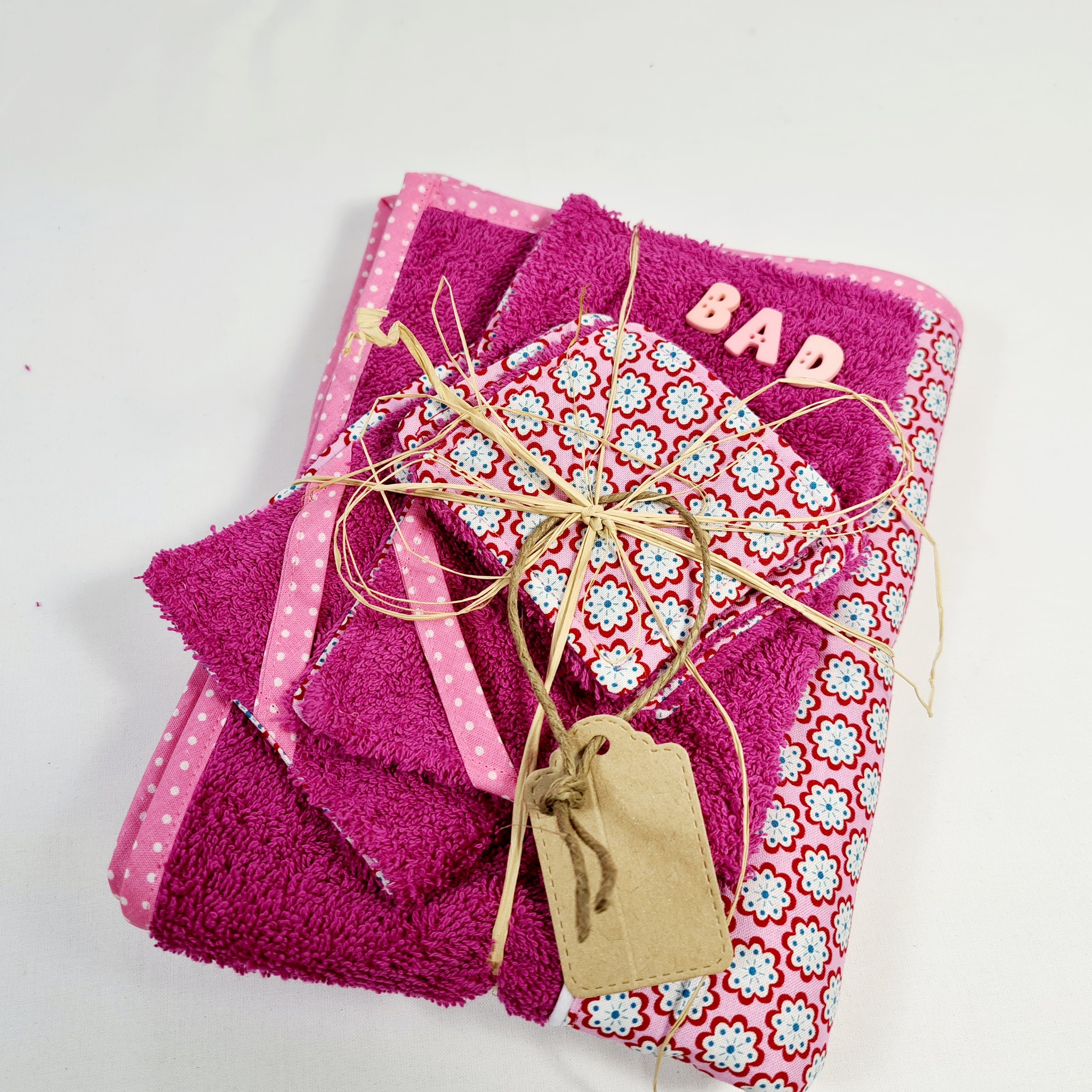 Bild von Frottee Geschenkidee rosa/pink