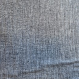 Bild von Musselin meliert jeans blau