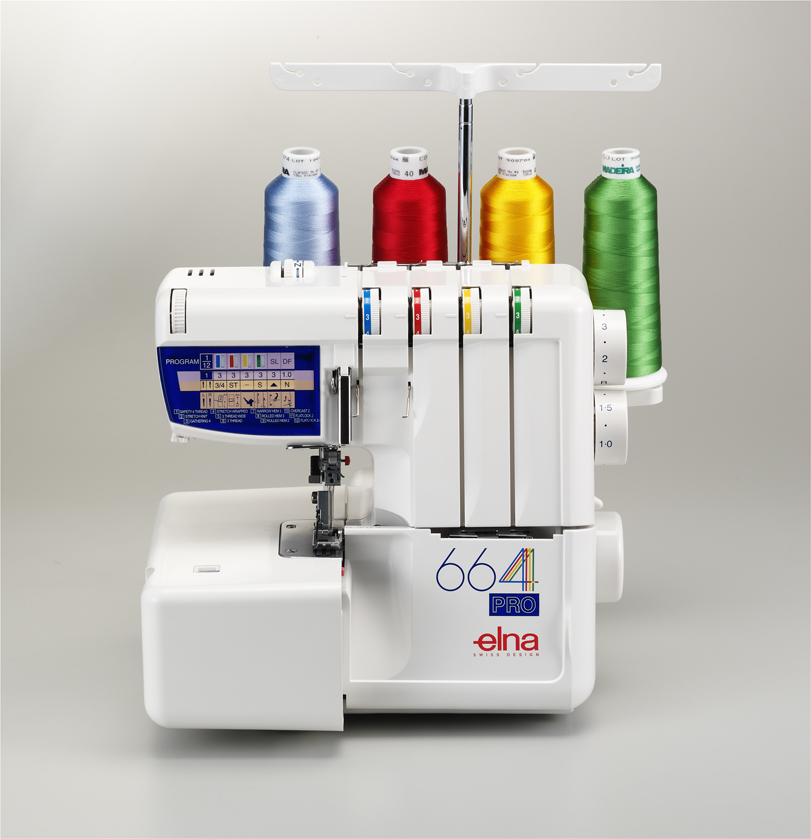 Bild von Elna 664 PRO Nähmaschine Overlock mit dem "Plus" an Komfort